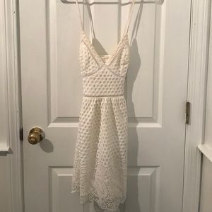 Abercrombie lace cross back dress